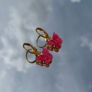 pink butterfly huggies